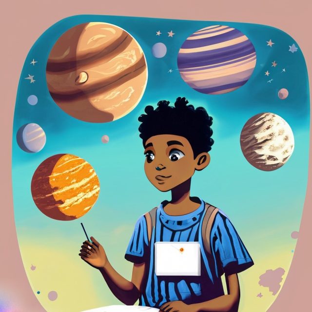 Firefly Teenager Learning about the planets 573581